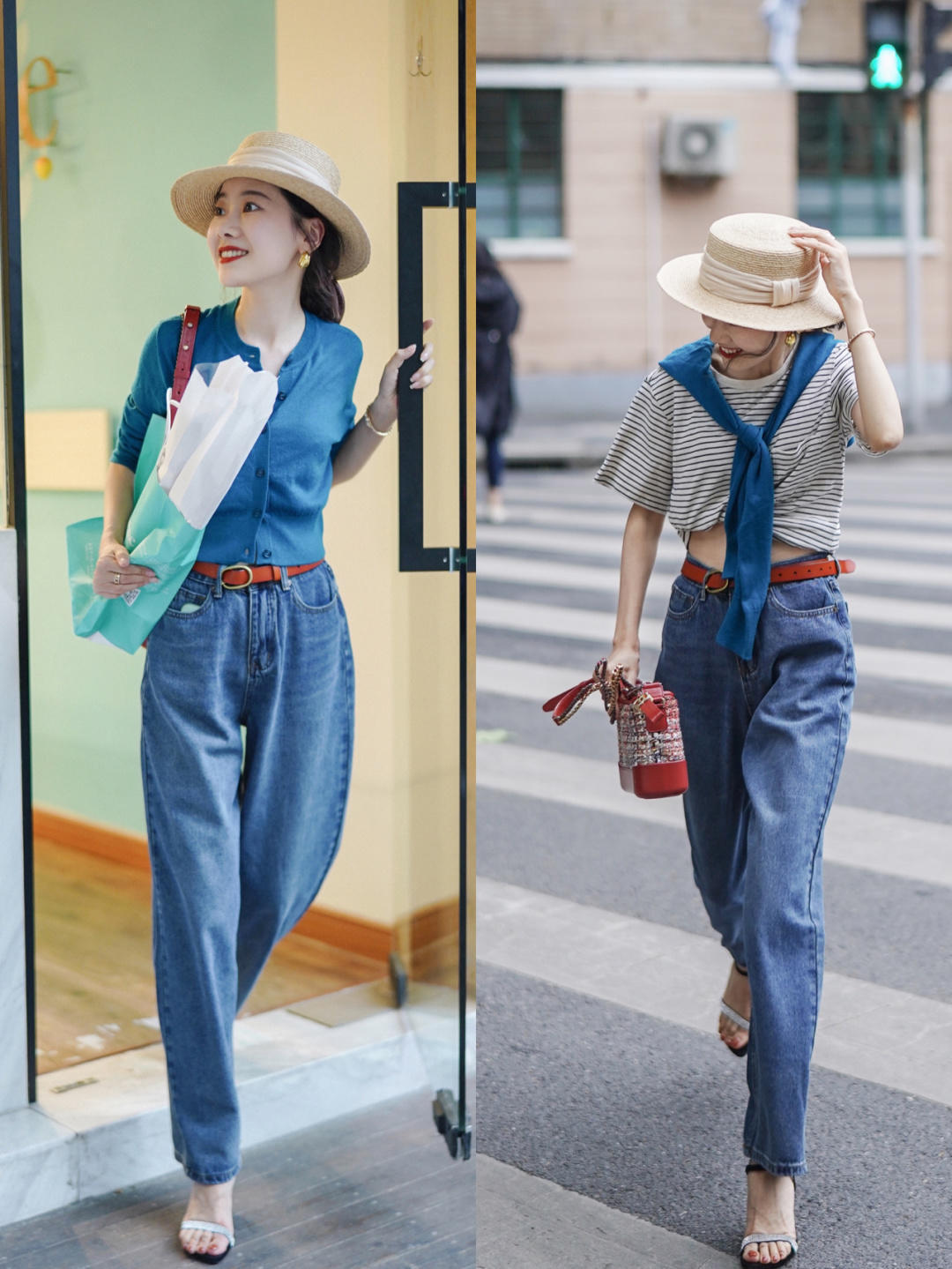 半身裙|夏季的“不出错”流行色穿搭,提升品味还减龄,百搭洋气且不挑人