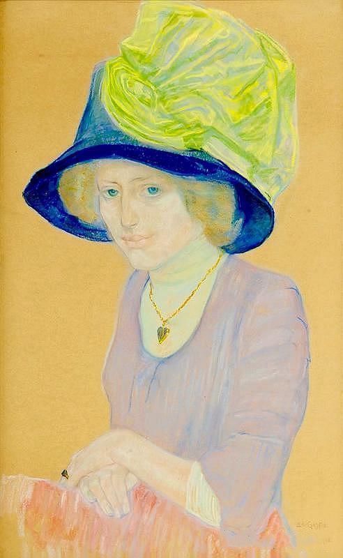 女人头像|荷兰现代主义的著名艺术家莱奥·格斯特尔——人物艺术作品