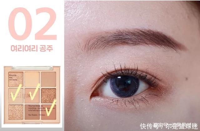 眼妆|初学者眼妆教学!韩妞「一盘眼影画4种眼妆」技巧,画出日常眼妆