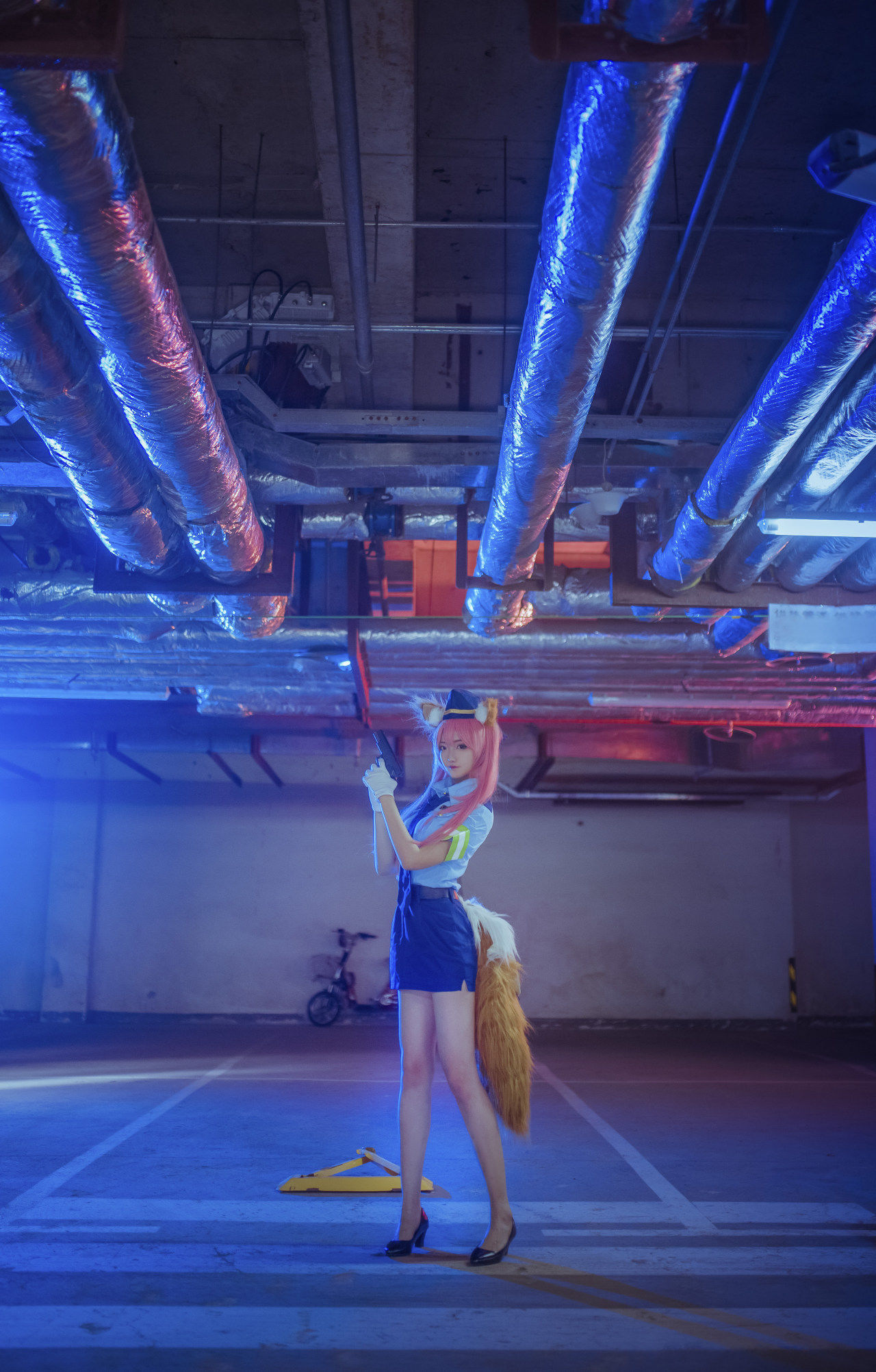 玉藻前女警cosplay