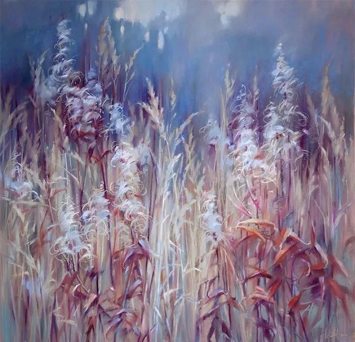 鲜花!太疯狂了!原来用粉笔画画,也可以这么美,简单几招教你,美到邻居羡慕嫉妒