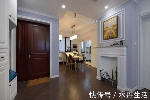 齐家青青|闺蜜128㎡新房,三角形设计的玄关,反而是亮点!