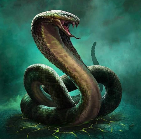 之神|上古时期96个龙形神兽,人面龙身,《山海经》中的神秘山神