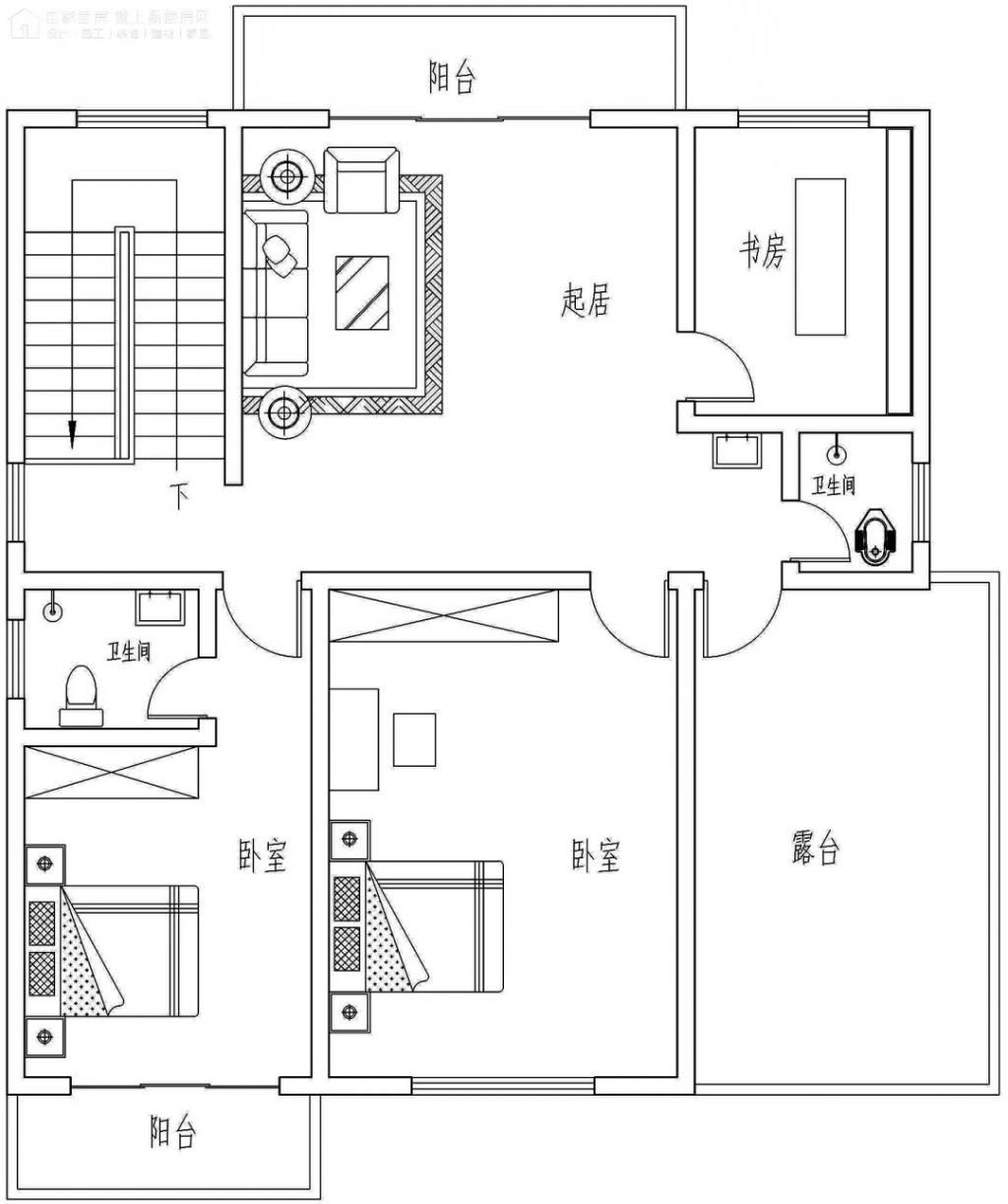 户型|小开间农村自建房，5款开间10米的农村别墅户型，好看又实用！