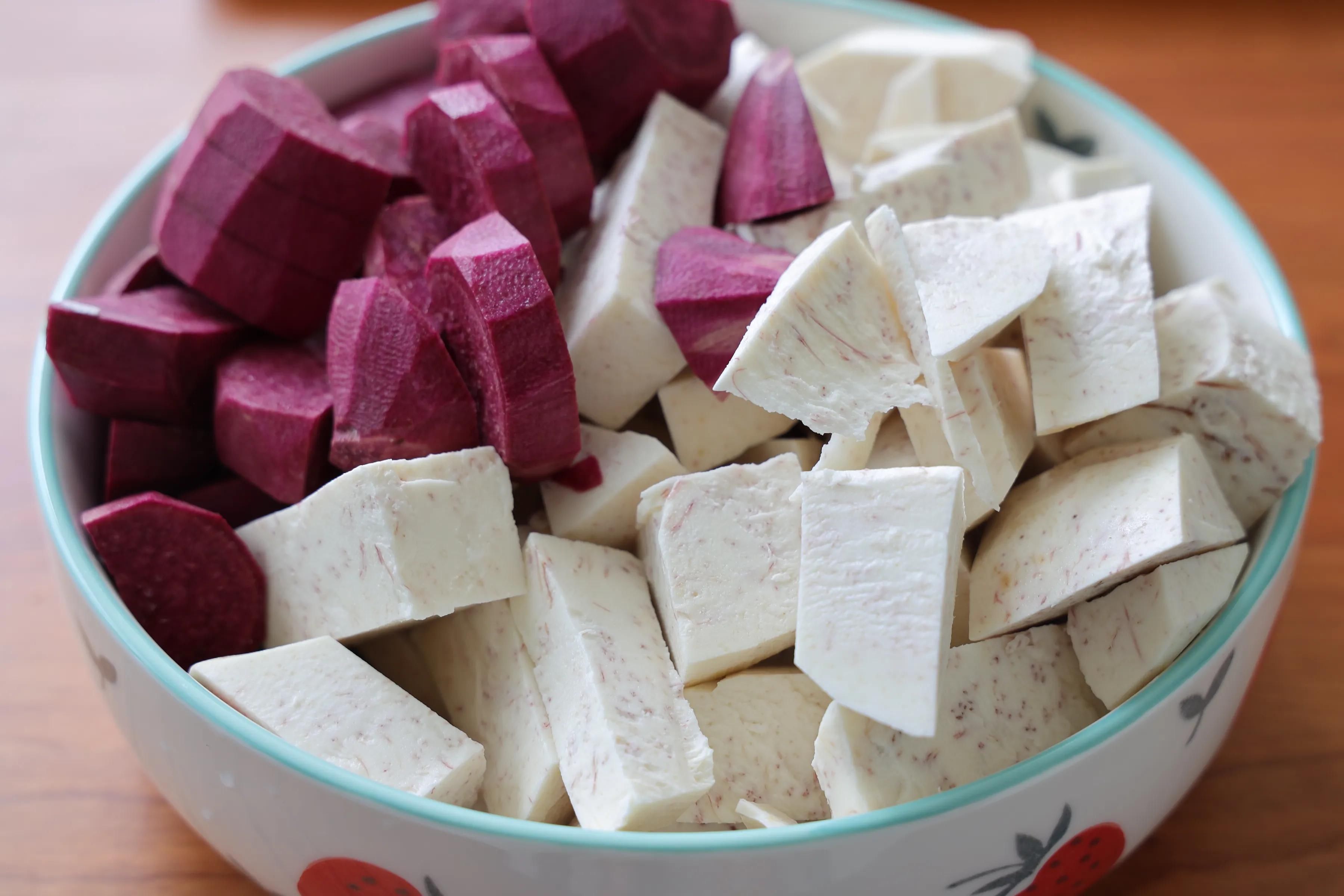 紫薯|糯唧唧的芋泥凉糕，软糯香甜，咬一口还爆浆，太适合夏天了