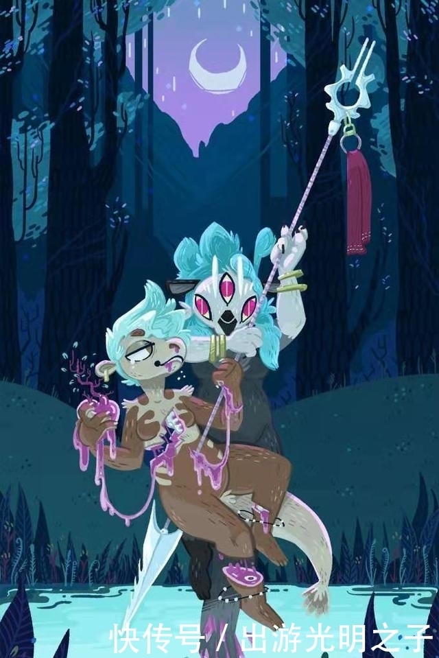 迪斯尼童话世界,法国插画师笔下的冒险之旅