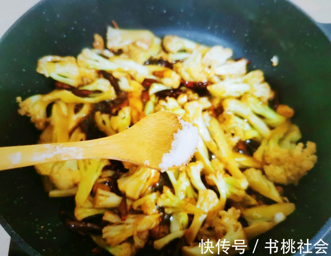 大火|爆炒松花菜，美味可口，制作简单