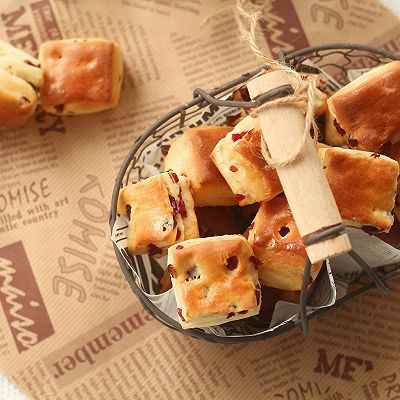 蔓越莓面包小方