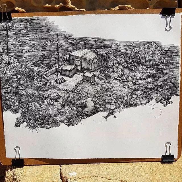 艺术学院|一幅画用掉上百支笔,看到最后成果这么震撼,也就不觉得心疼了