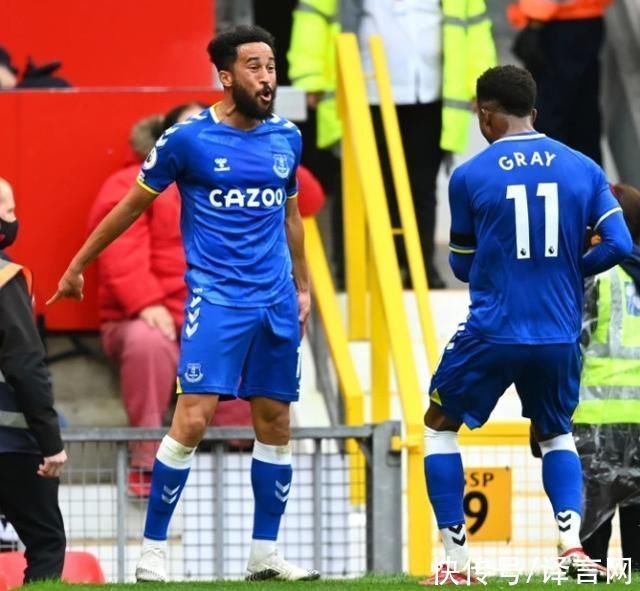 埃弗顿|被模仿Siu庆祝,C罗生气写脸上,埃弗顿边锋委屈我真的是在致敬