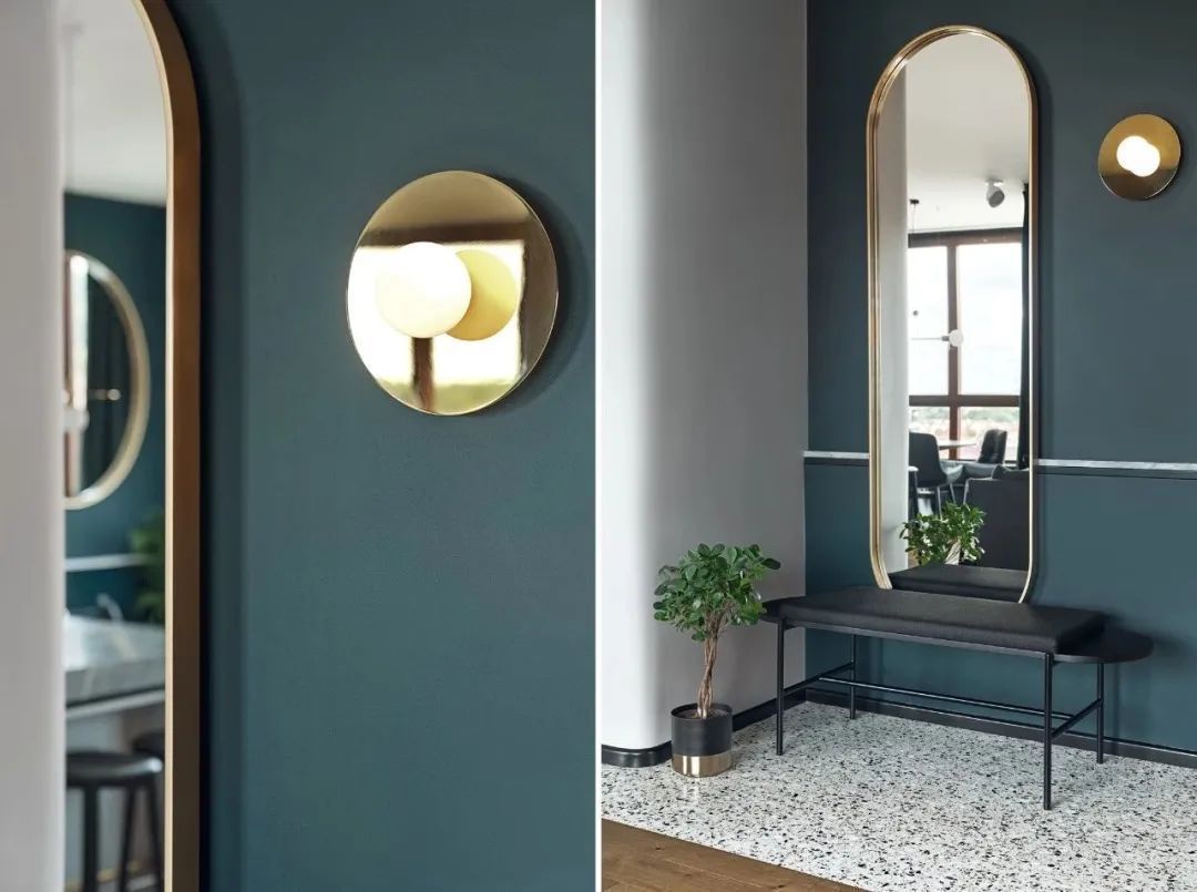 布置|100㎡现代轻奢,极简深色的质感,细节精致的设计,华丽档次