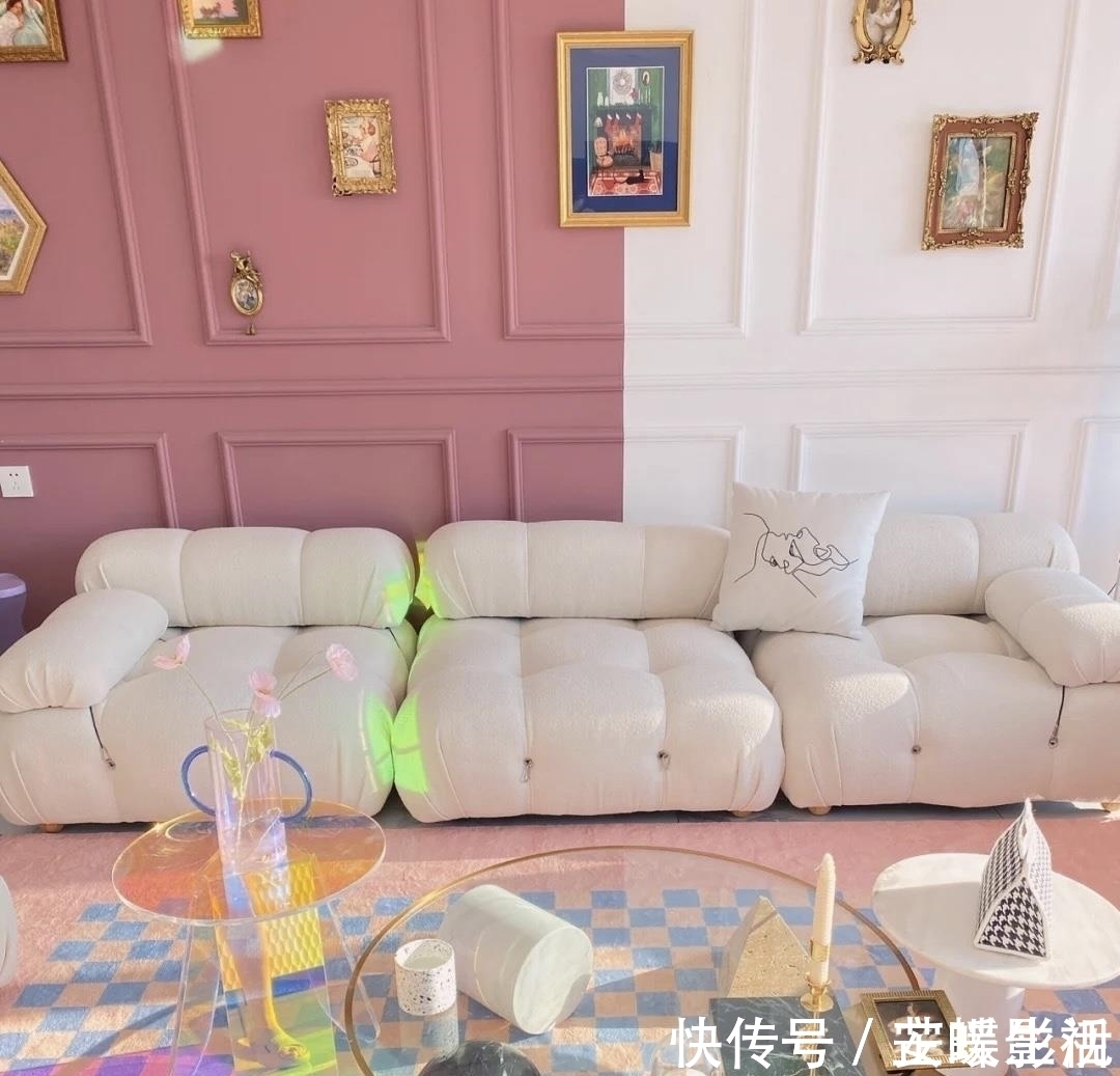 台面|女主128㎡新居,色彩碰撞带来的新颖浪漫体验,引得上万网友收藏