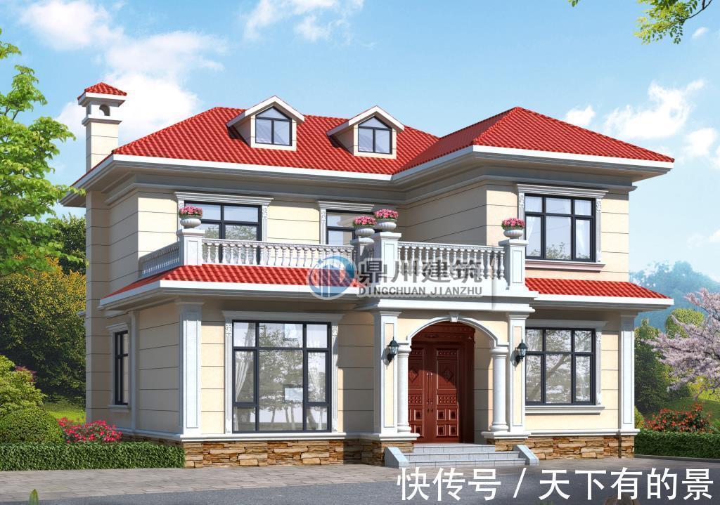 占地面积|农村别墅千千万,还是二层好,5款二层农村别墅,建房好户型