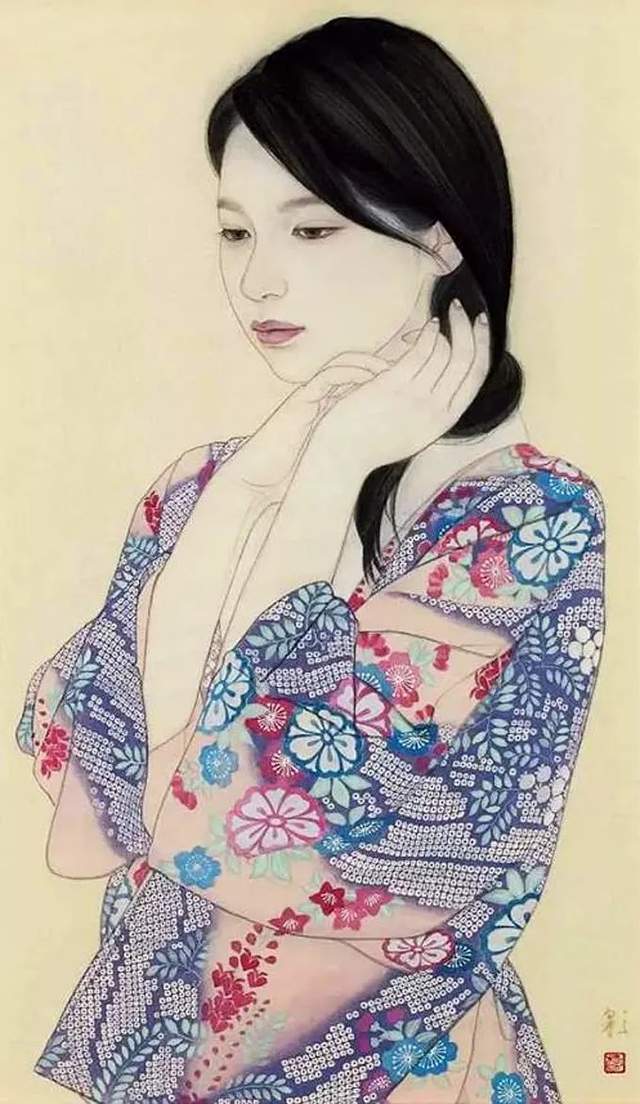 笔下|人称日本最美女画家，竟然这样画美女，极具香艳的极致诱惑