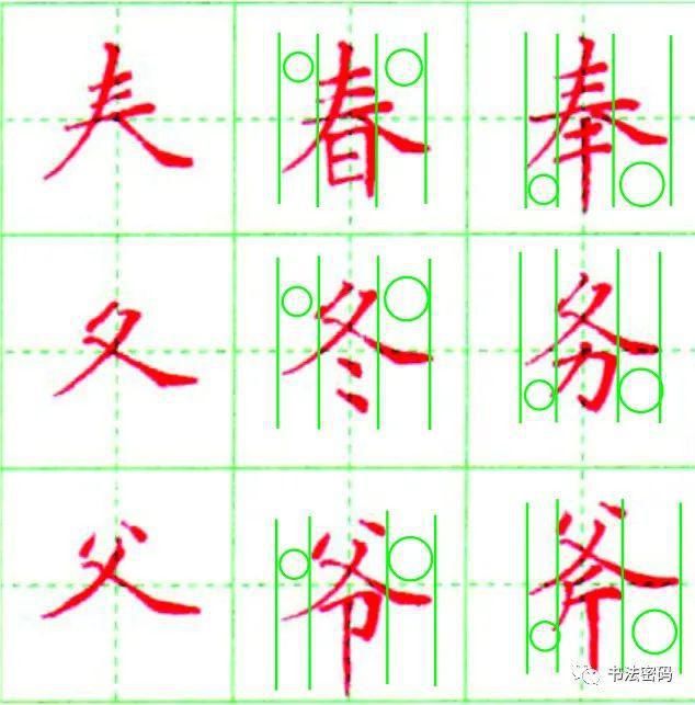  大小|“判大小、找中线、定比例”，写好上下结构汉字