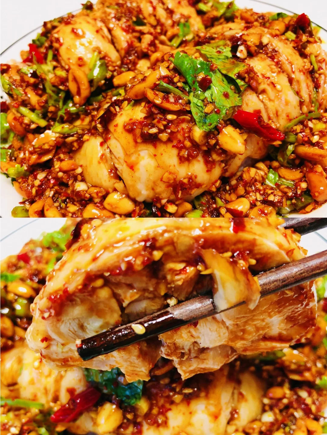 到直|求了老板娘多次,终于把口水鸡的秘方教给我了,好吃到直流口水