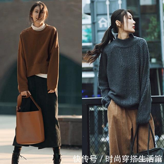 简约|秋天出游,换上简约舒服的慵懒风穿搭,找到简单快乐的自己