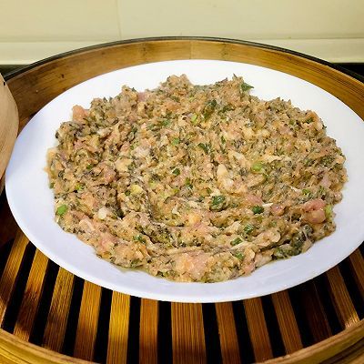 紫苏叶|紫苏蒸肉饼