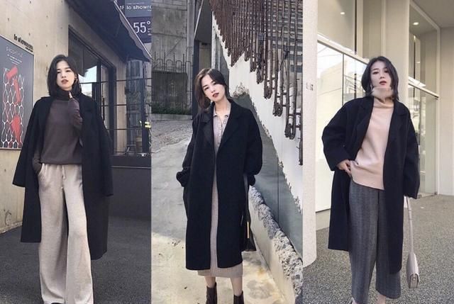 大衣|冬天买大衣就选择这几种颜色,黄皮穿也很衬肤色、显白!