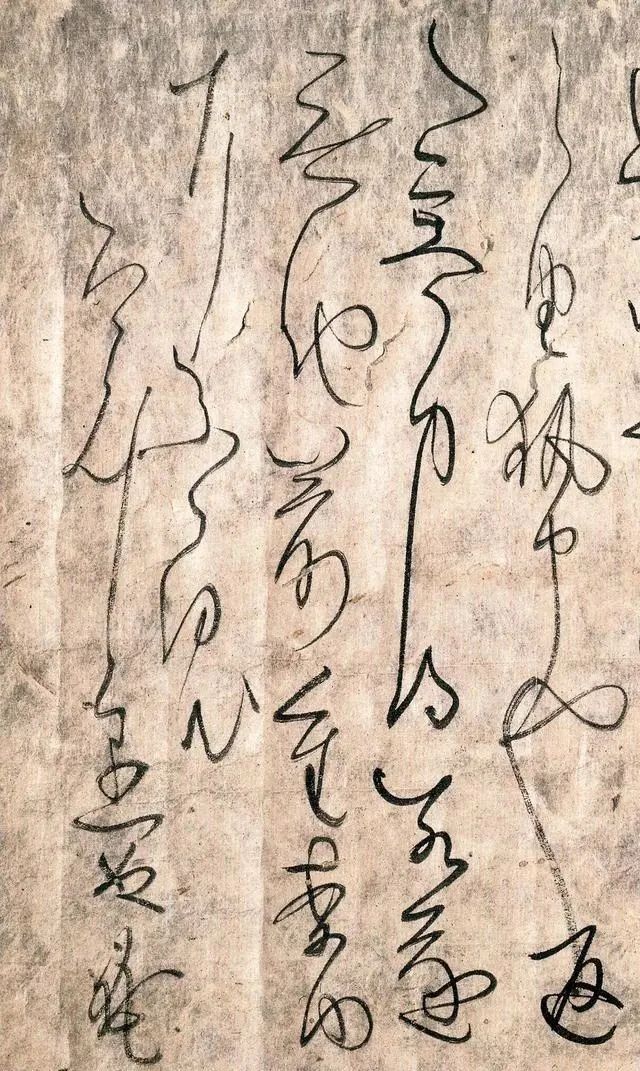 鬼画符@日本的一幅“鬼画符”草书,放眼当代书法界,竟无一人能比得上!