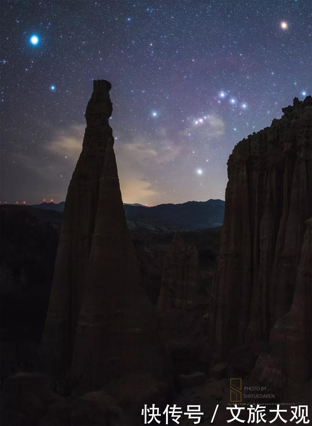 简直|组图！云南楚雄元谋土林的星空、银河，简直绝了