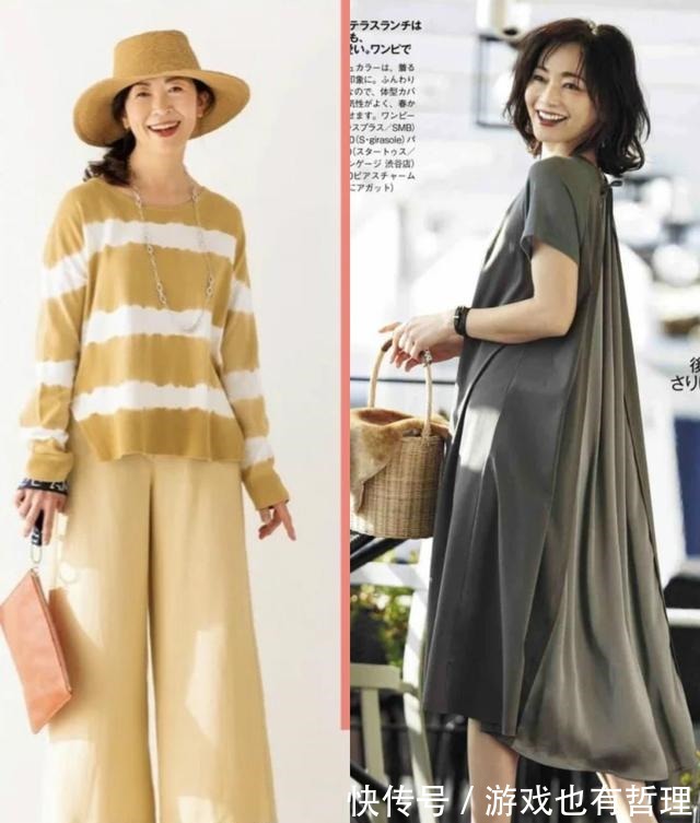 大长腿 时尚不分年龄,50+日本主妇的夏季穿搭,简约又高级,谁能不爱!