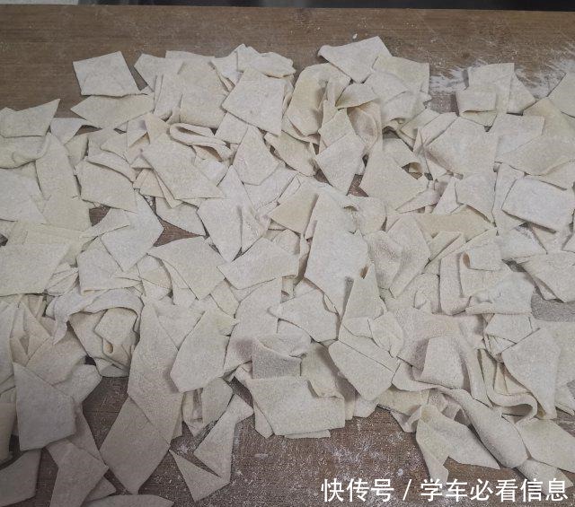 烩面片,爽滑可口,美味好吃!