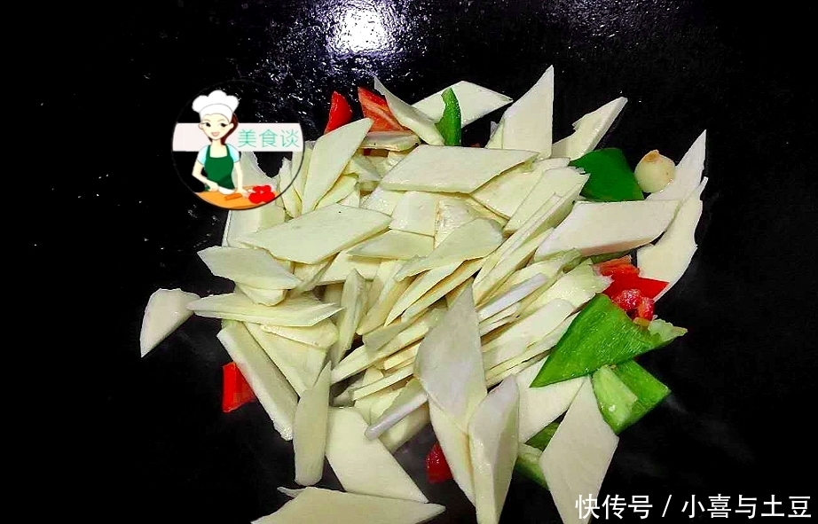 停不下|茭白炒肉此做法,简单一炒就很香,低脂营养高,好吃停不下筷子