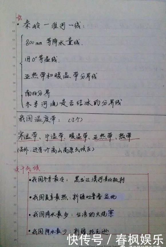 【学霸笔记】高三学霸教你如何记笔记！附超有用的地理笔记，满满全是干货！