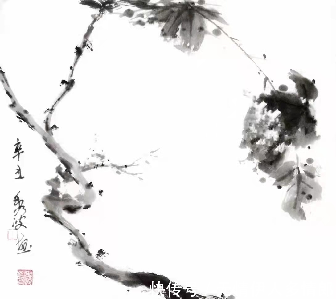 写意花鸟画@于秀波大写意国画 意境深邃 气韵灵动