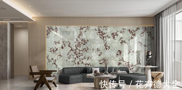 装修|新房装修时突发奇想，采用墙面贴岩板，意外打造出高级的档次感