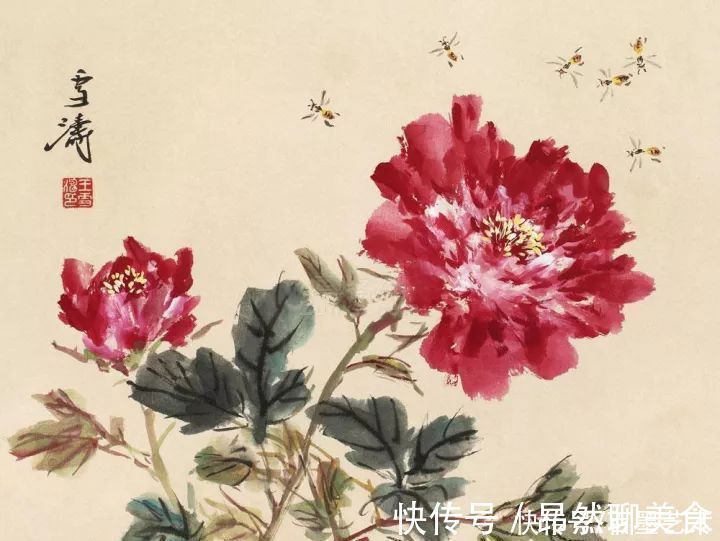 小写意@唯有牡丹真国色!小写意牡丹画150幅,美醉了