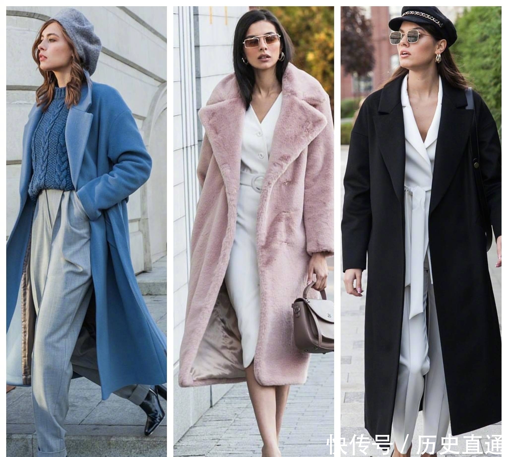 大衣|51套大衣搭配合集,各种颜色的大衣基本都集齐了