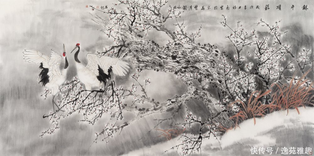 驻华大使馆拟展|“疏影含香”——画家张咏梅斯洛伐克驻华大使馆拟展部分作品