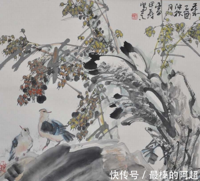 写意花鸟画@雷甲寿:师承绘画大师石齐,被誉为野稻谷画第一人