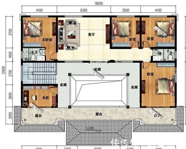 车库|简欧和新中式风格设计，带车库的农村别墅，第一栋妥妥的豪宅