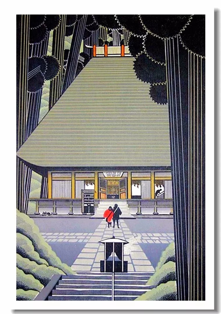 版画!日本版画家雷森村 (Ray Morimura)作品欣赏