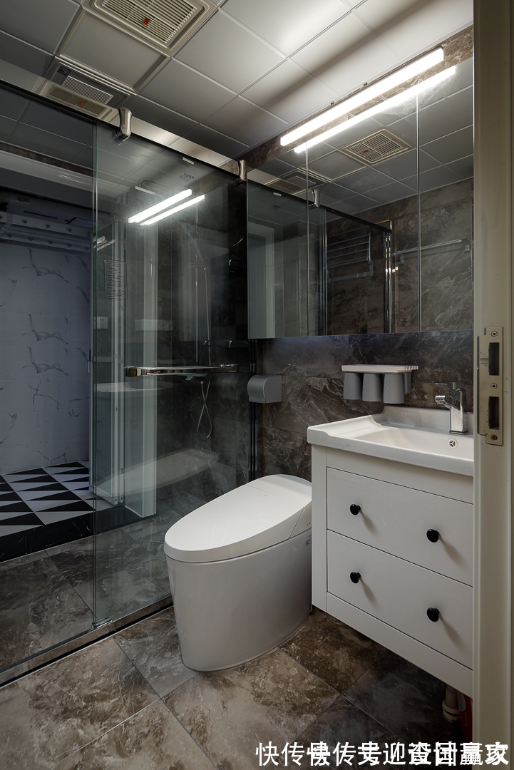 四居|130㎡轻奢四居,融入美式的沉稳庄重,打造温柔的质感生活