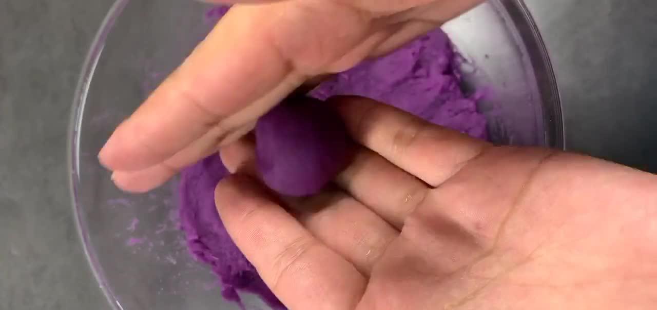 紫薯糯米丸子的做法,香甜软糯营养丰富,外形美观漂亮孩子特喜欢
