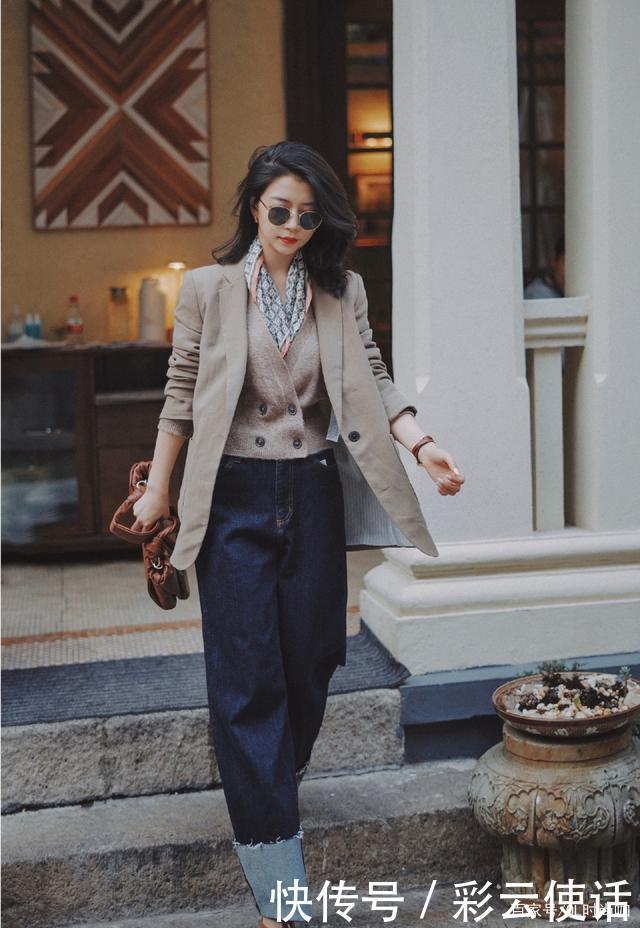 针织衫|入秋该穿针织衫了,分享4组三木的经典搭配,照着穿想不时髦都难