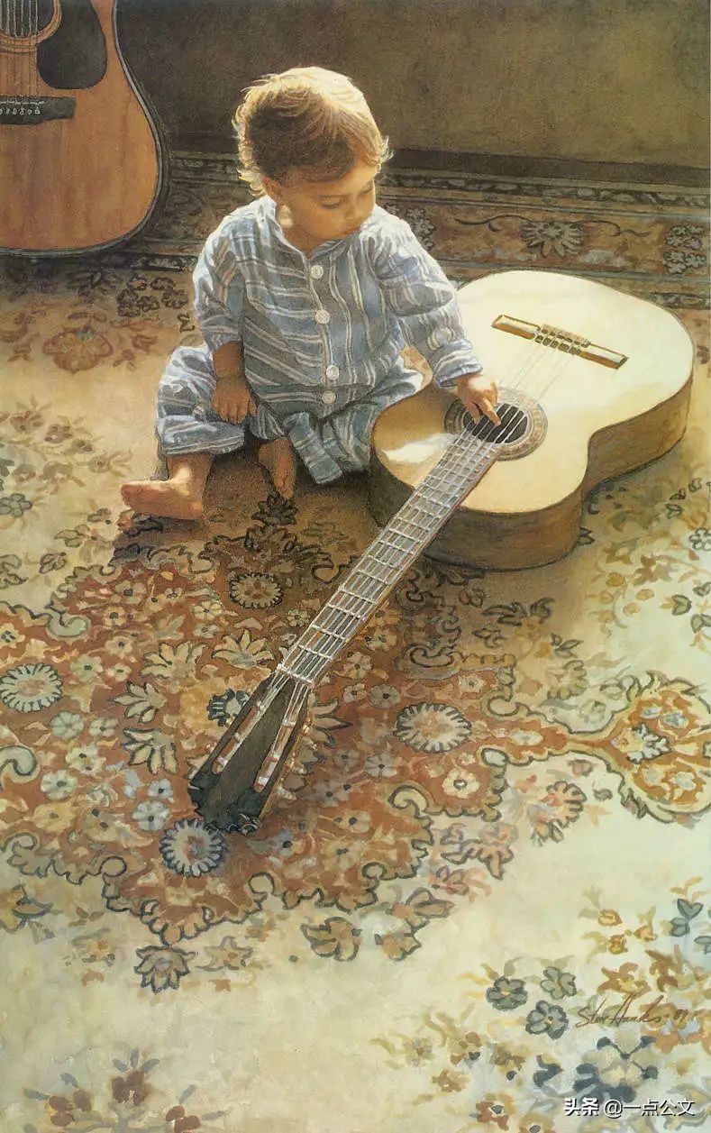 水彩！这位女画家因为一组水彩少女，醉倒多少男人