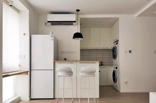 洗碗机|女孩买40㎡自己住,空间需求一个没少,却住出100㎡的宽敞