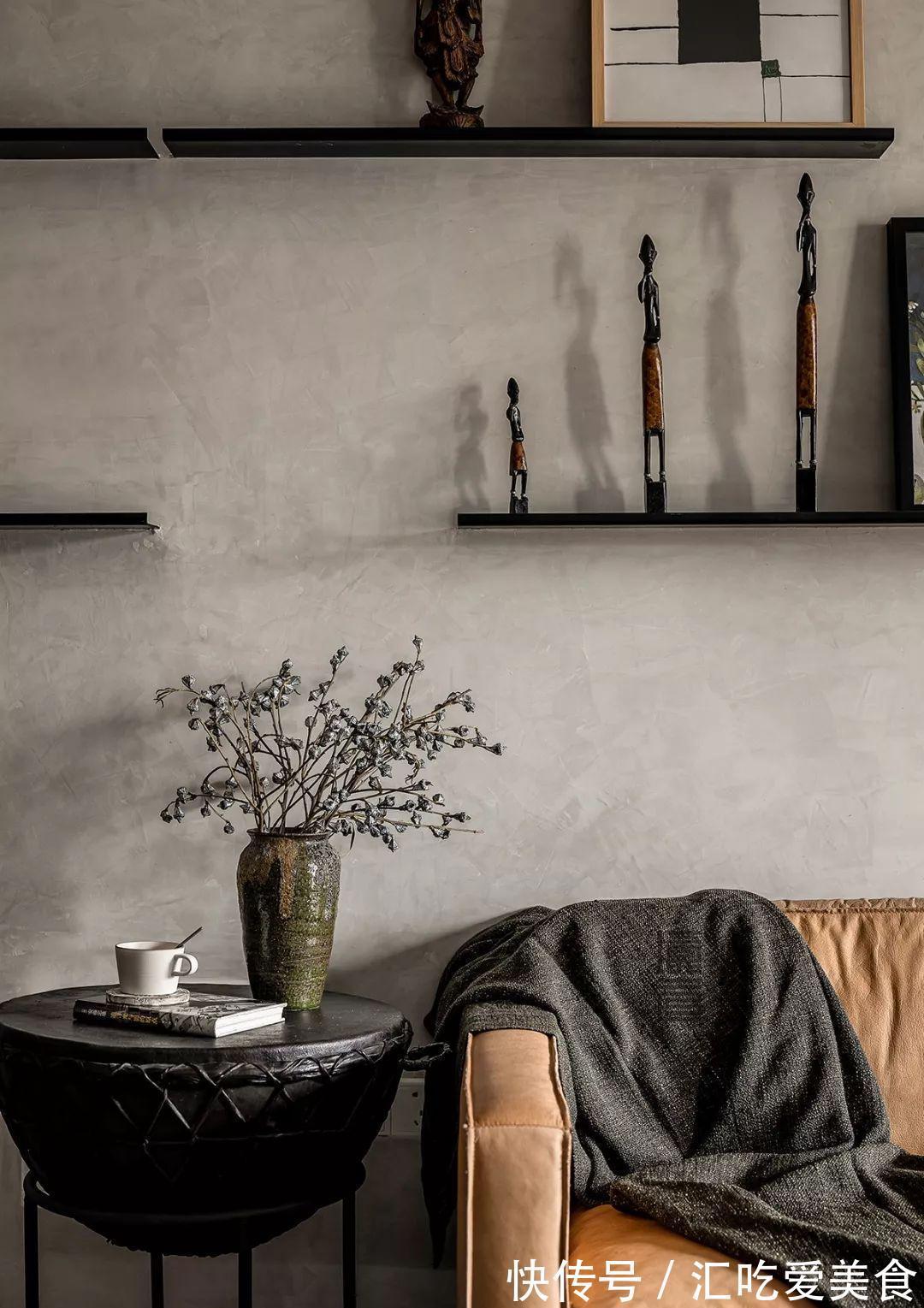 复古|109平新房装修设计,复古怀旧,一进客厅,也太有范了!