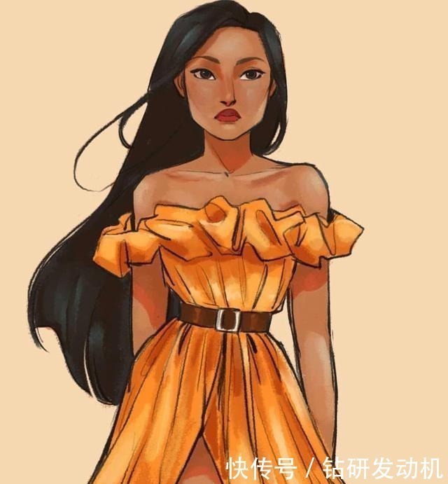 蒂安娜|迪士尼公主的礼服什么样艾莎女王清新自然,全场最酷的是花木兰