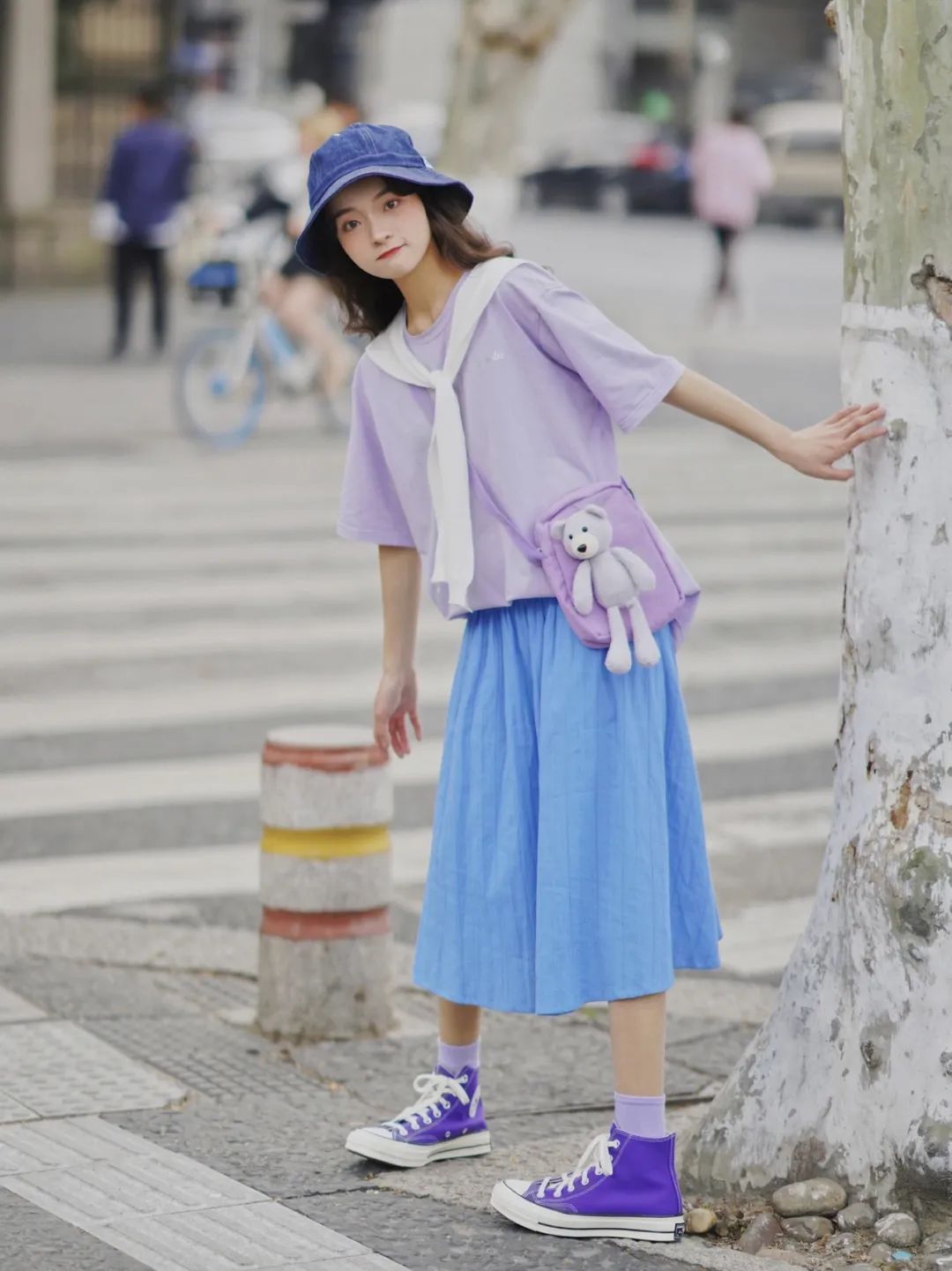 cp|衬衫+裙子、T恤+半裙=小个子夏秋王炸CP，巨洋气