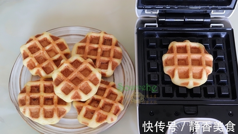 华夫饼|不用烤箱就能做的华夫饼,保证一次就成功,想吃再也不用买了!
