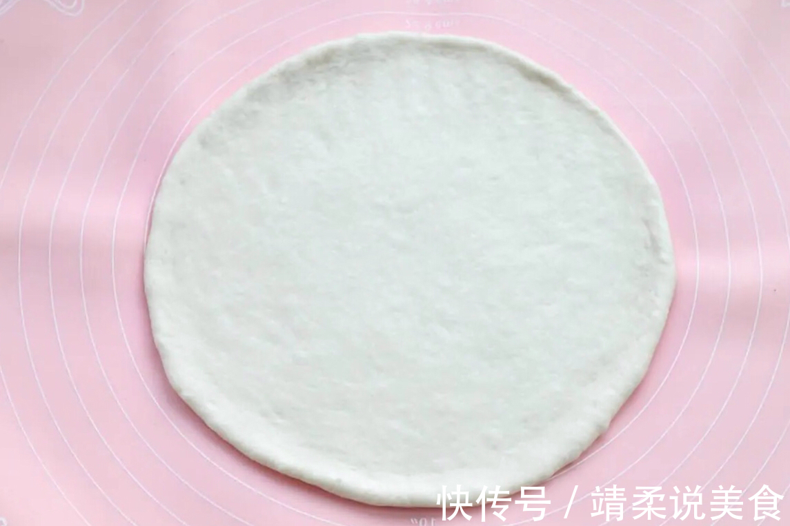 自制美味诱人的大披萨，瀑布拉丝老过瘾了，比必胜客里的还好吃！