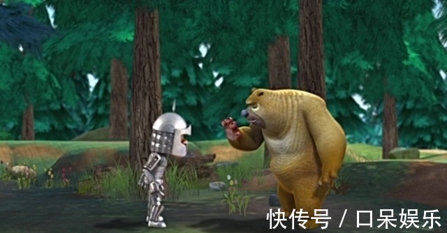 熊大熊二|《熊出没》还有这四大高级穿帮镜头,网友:熊二用木头救火?