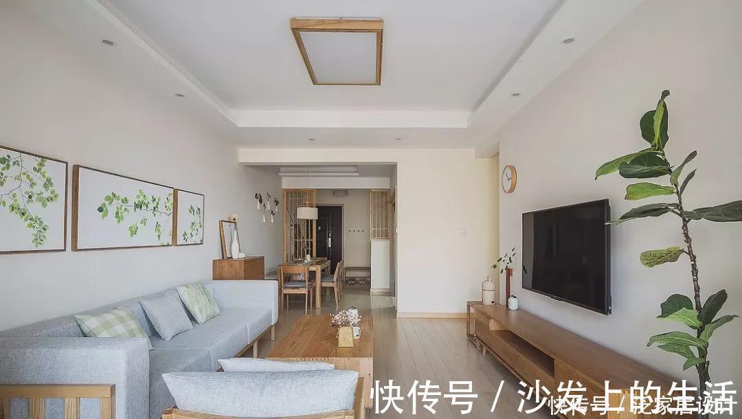 佛系风格|老公把新房装成佛系风格,想不到一进门就惊艳,玄关真有艺术性