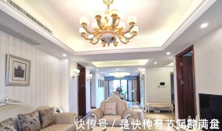 阳台|132㎡轻奢三居室,南北通透双阳台,朋友说这套房子可以打99分